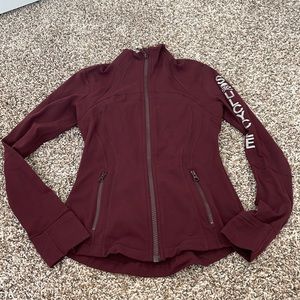 Lululemon SoulCycle Purple Define Jacket Size 6